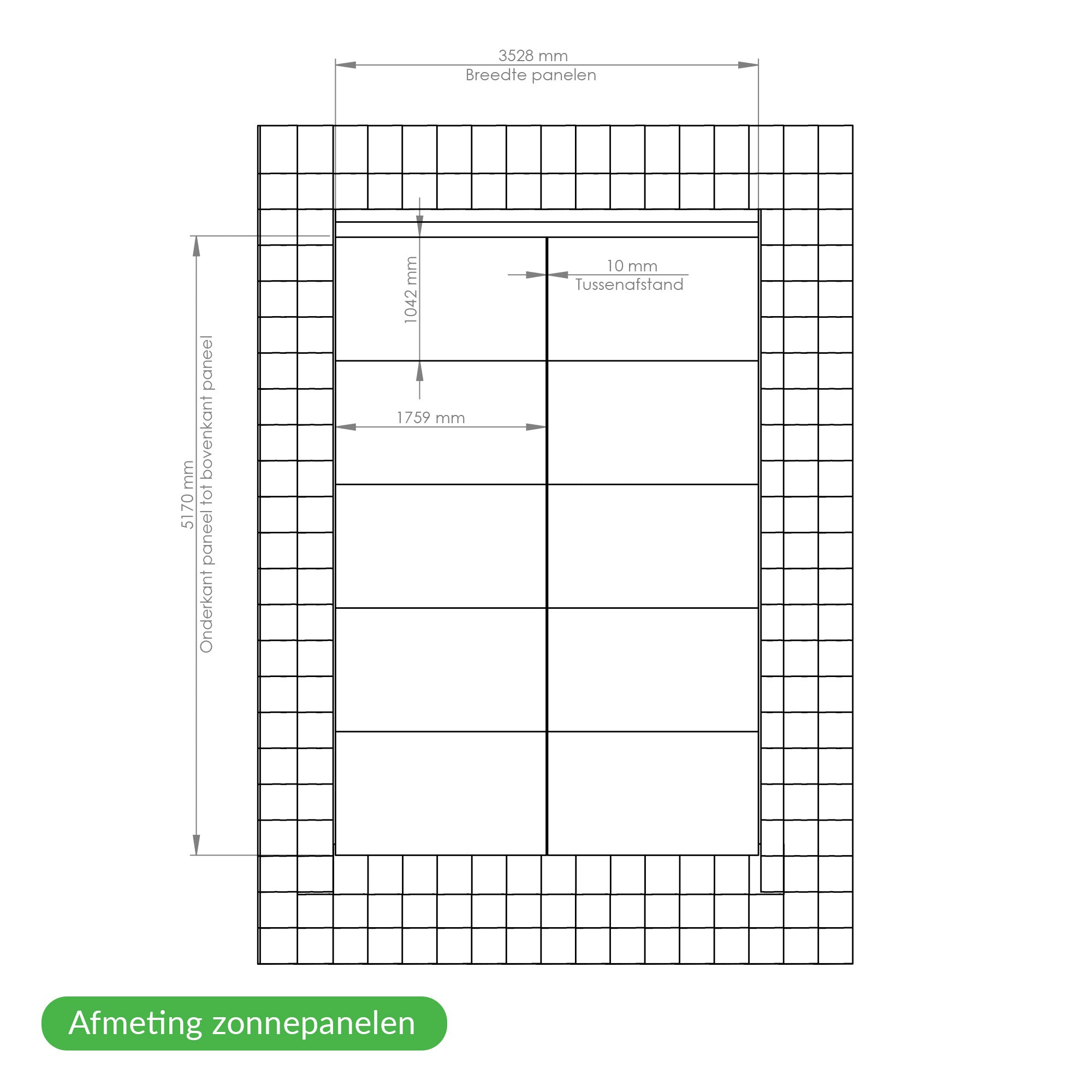 Navitect 370Wp Full Black - Landscape 2x5 pakket