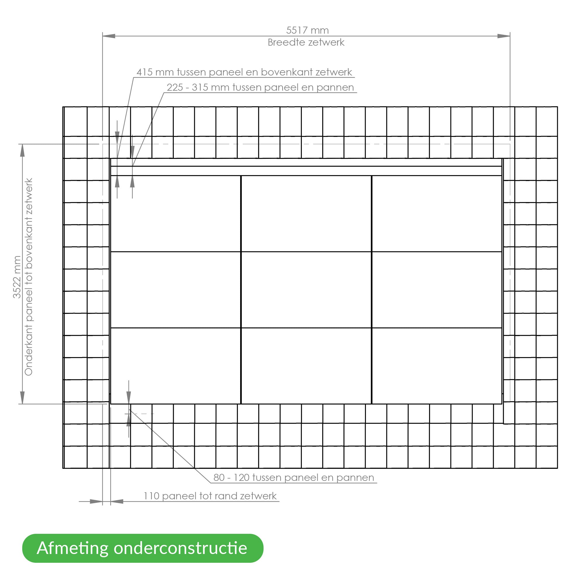 Navitect 370Wp Full Black - Landscape 3x3 pakket