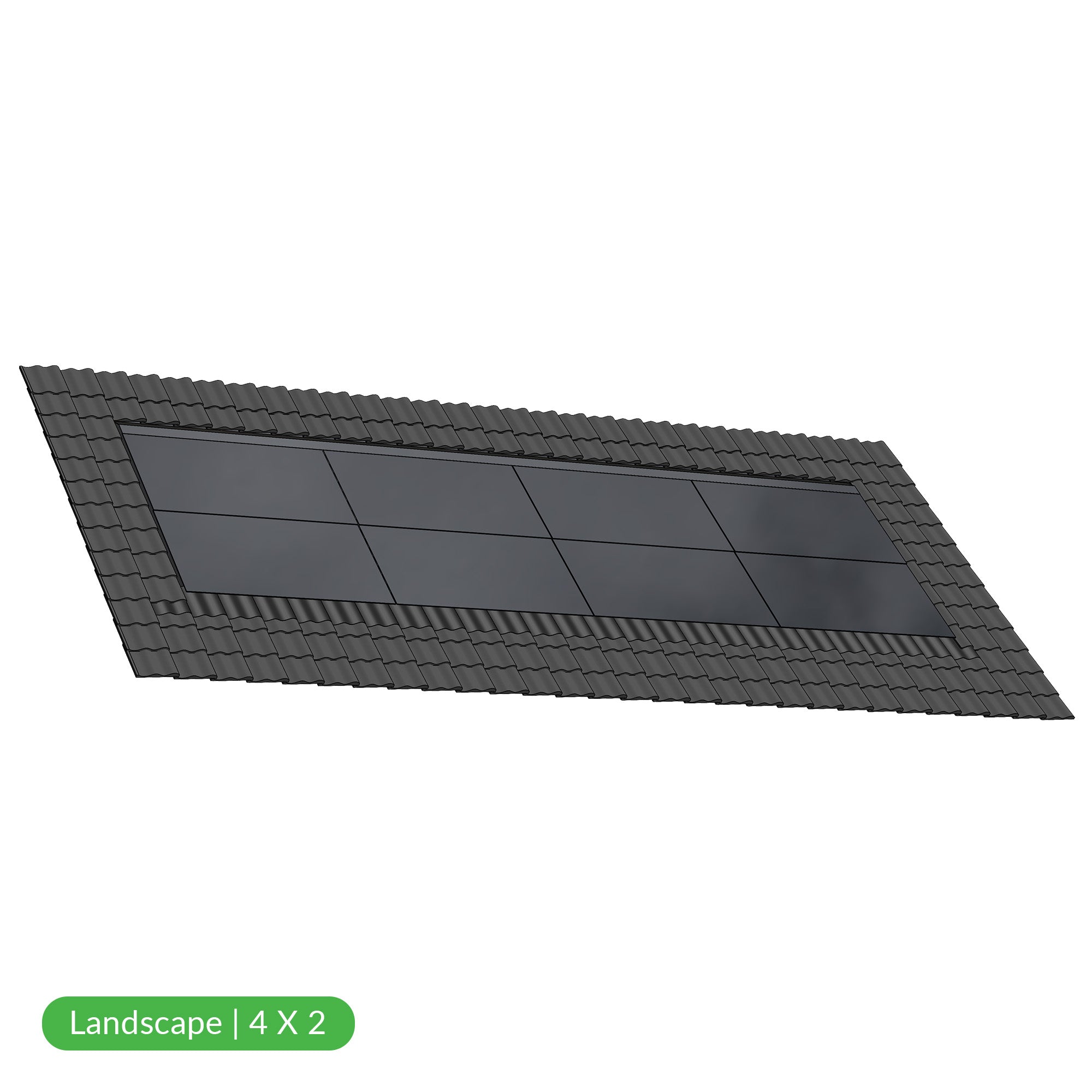 Navitect 370Wp Full Black - Landscape 4x2 pakket