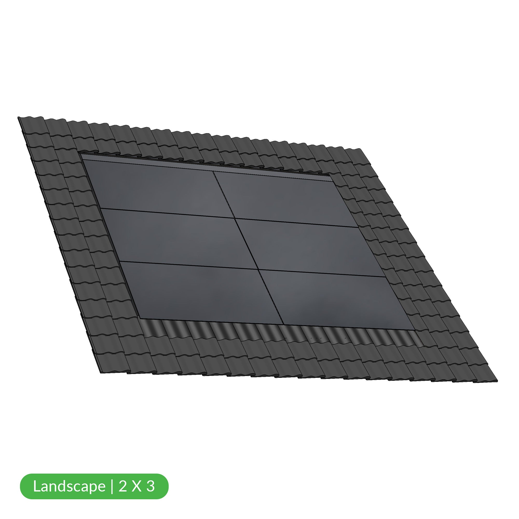 Navitect 370Wp Full Black - Landscape 2x3 pakket