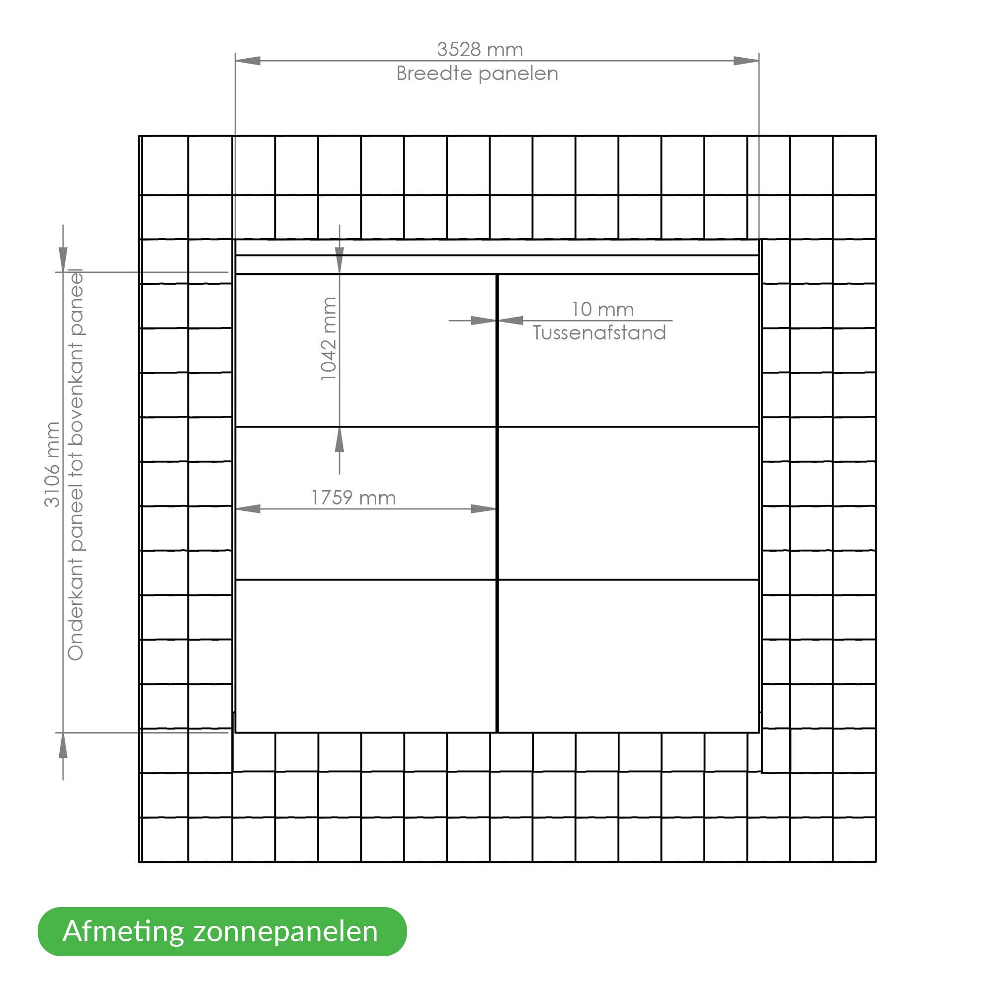 Navitect 370Wp Full Black - Landscape 2x3 pakket