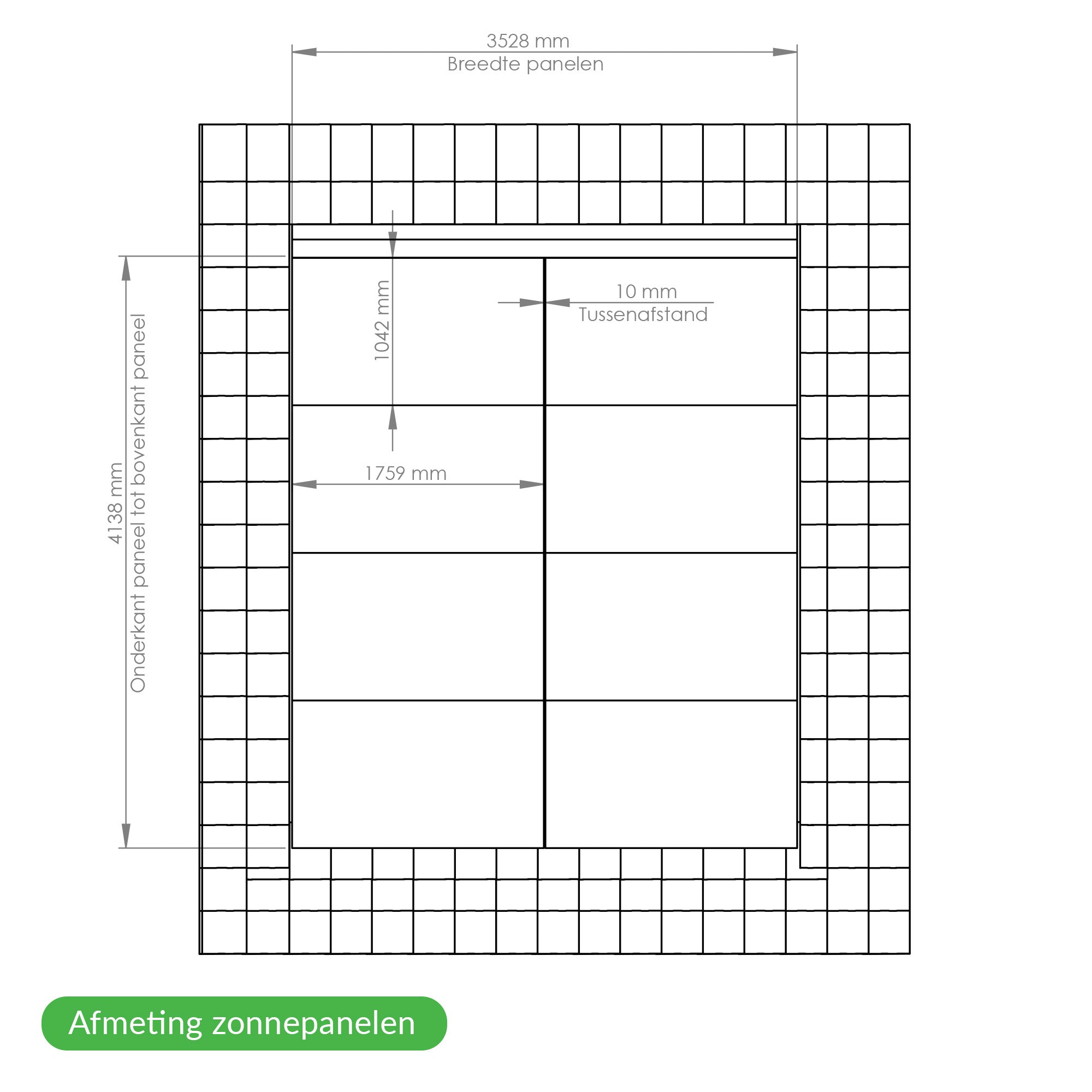 Navitect 370Wp Full Black - Landscape 2x4 pakket