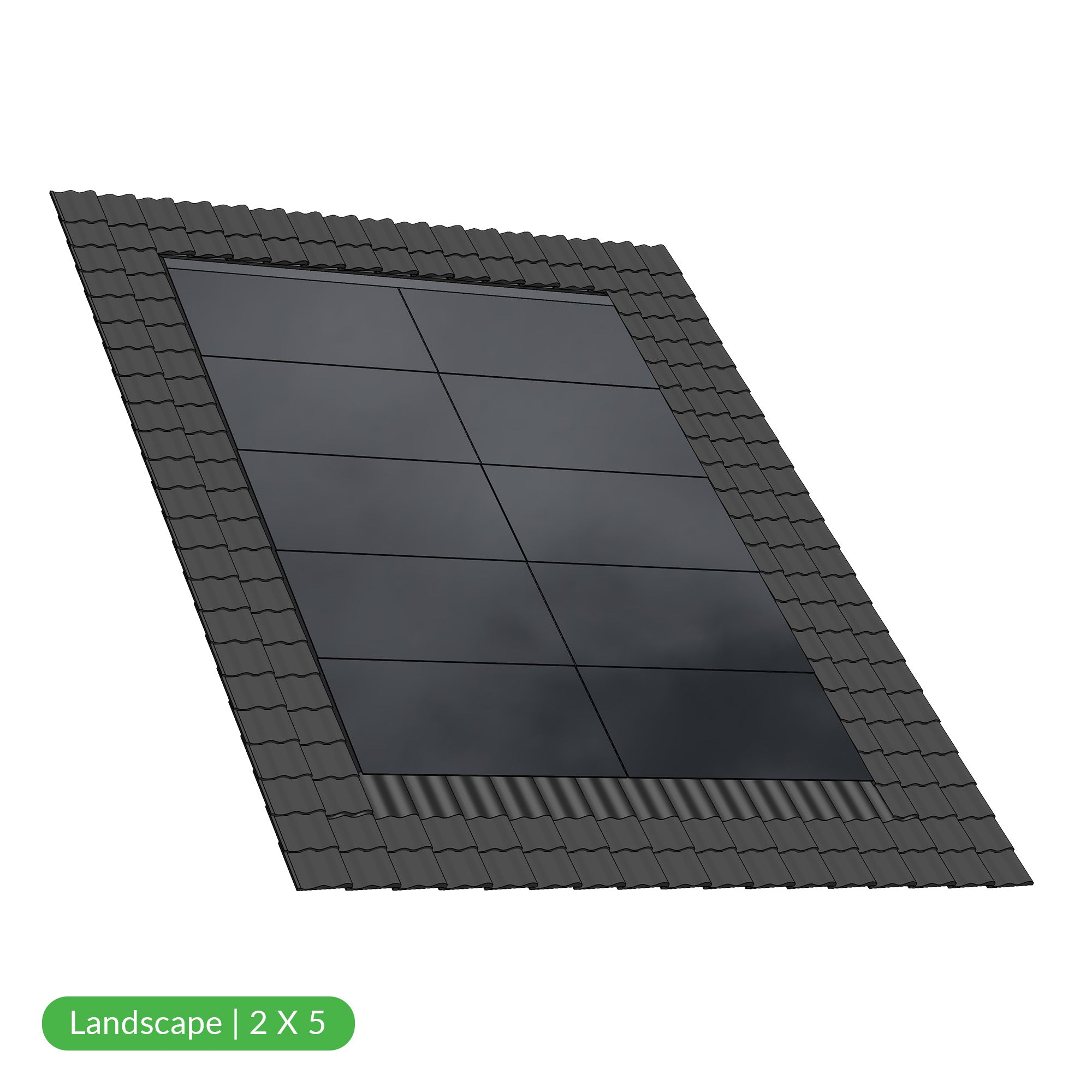 Navitect 370Wp Full Black - Landscape 2x5 pakket