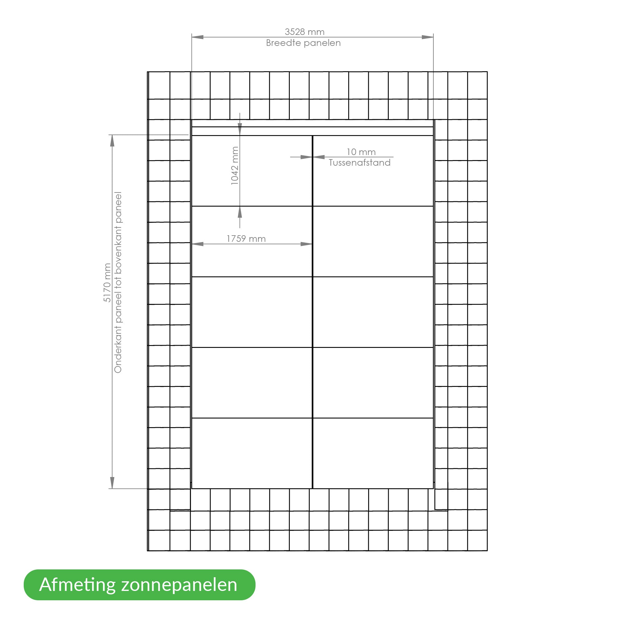 Navitect 370Wp Full Black - Landscape 2x5 pakket