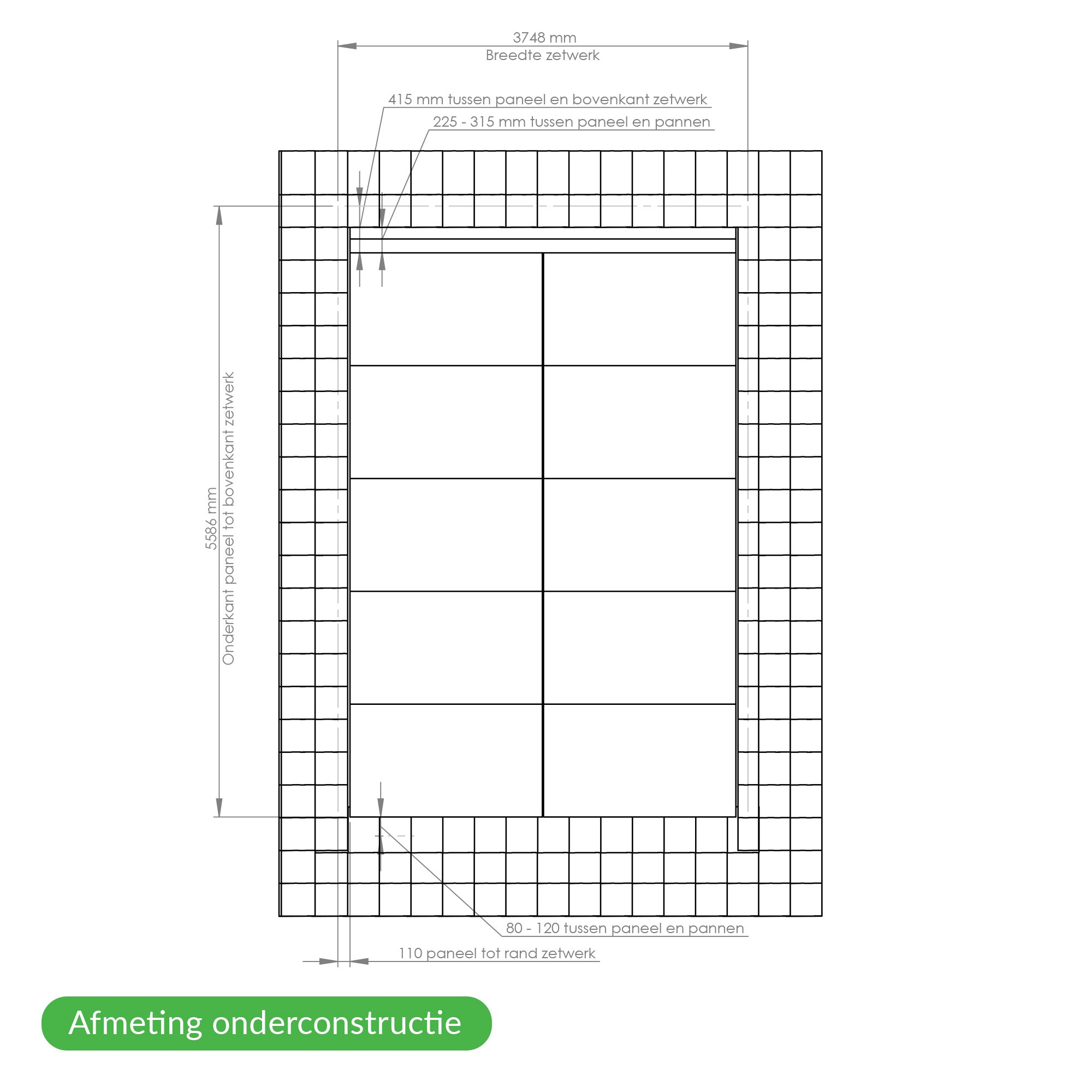 Navitect 370Wp Full Black - Landscape 2x5 pakket