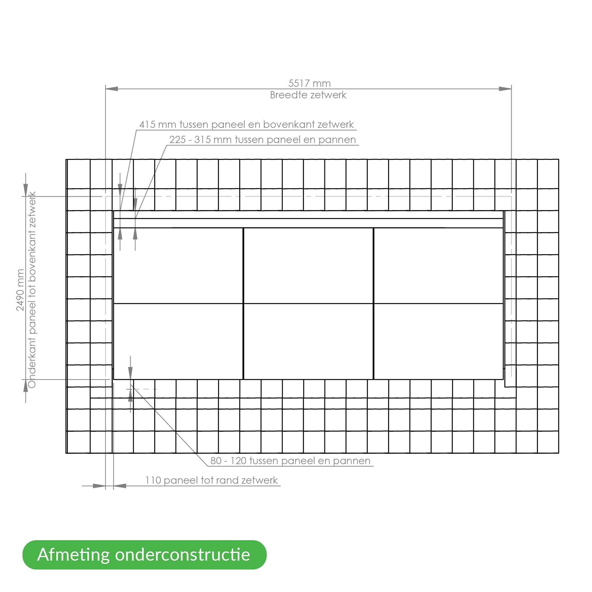 Navitect 370Wp Full Black - Landscape 3x2 pakket