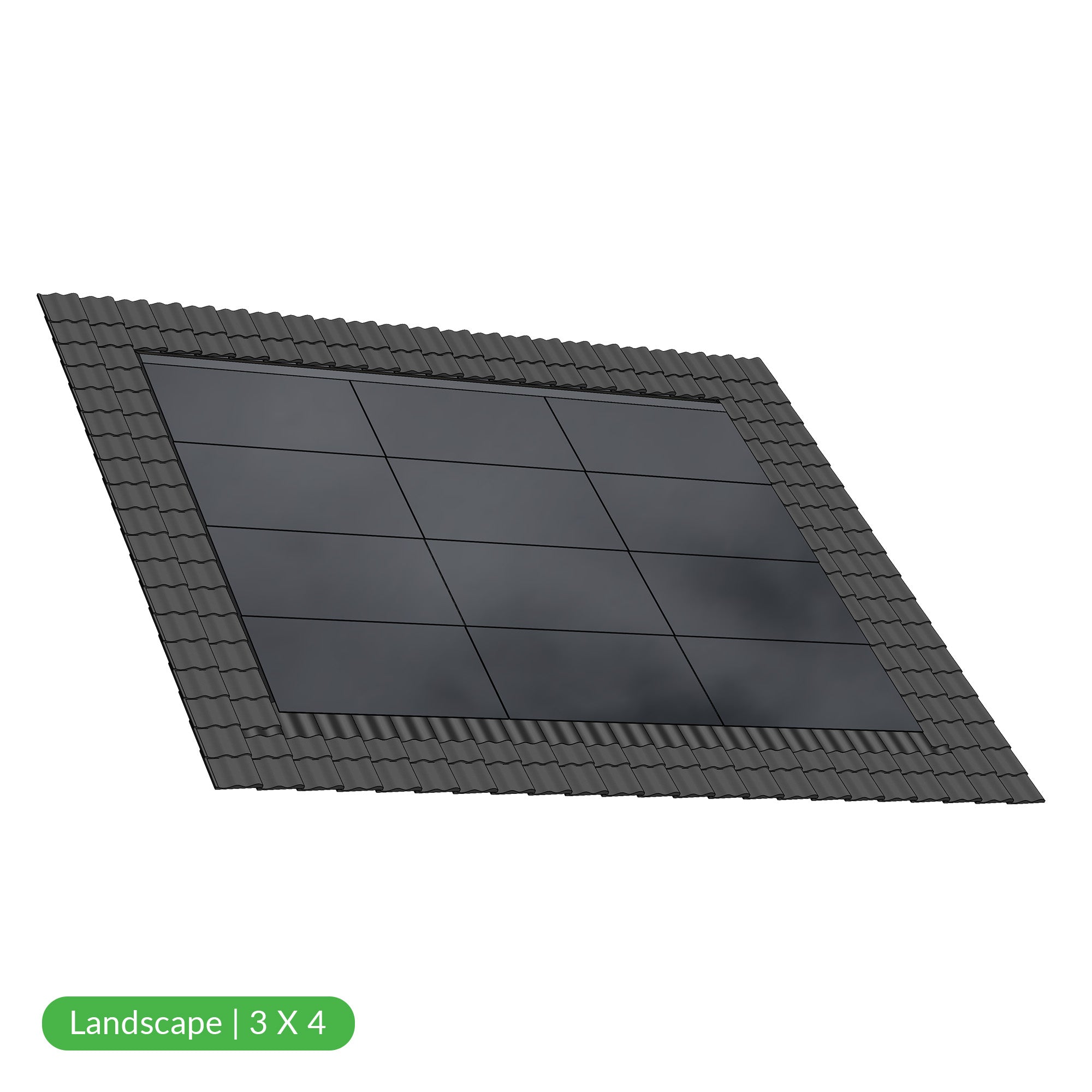 Navitect 370Wp Full Black - Landscape 3x4 pakket