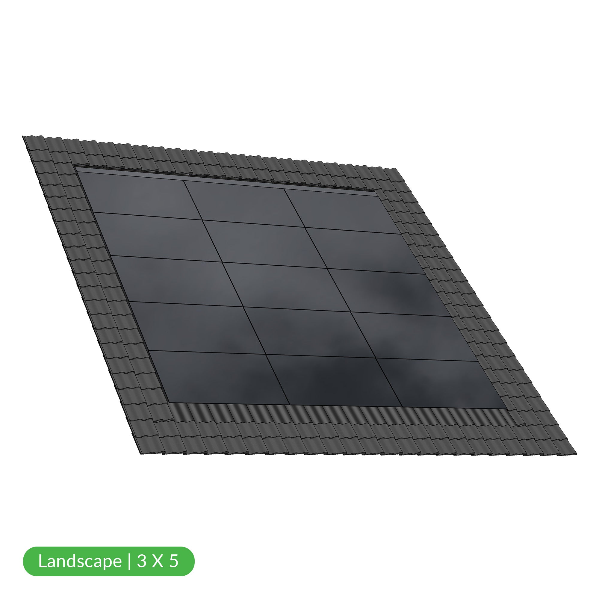 Navitect 370Wp Full Black - Landscape 3x5 pakket