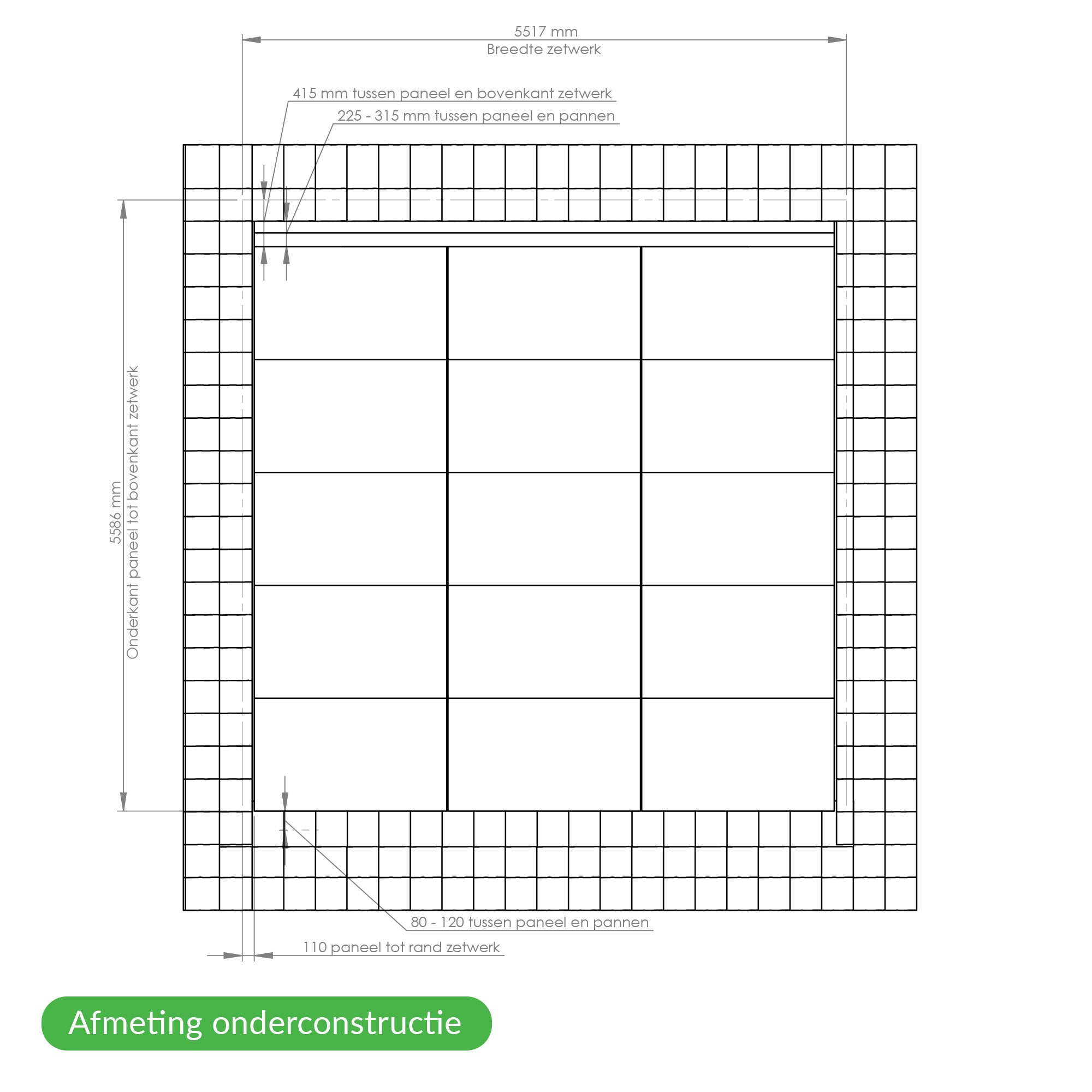 Navitect 370Wp Full Black - Landscape 3x5 pakket