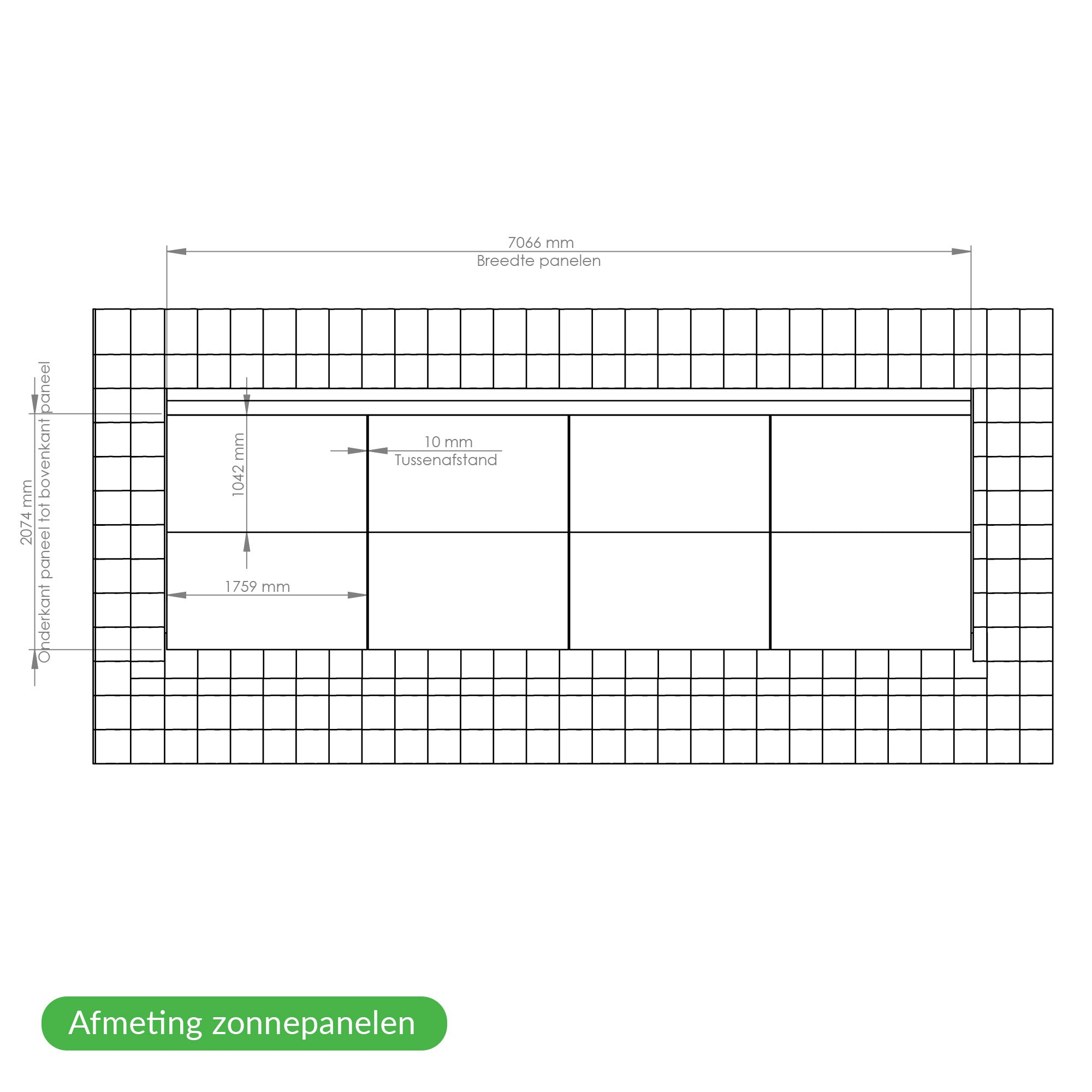 Navitect 370Wp Full Black - Landscape 4x2 pakket