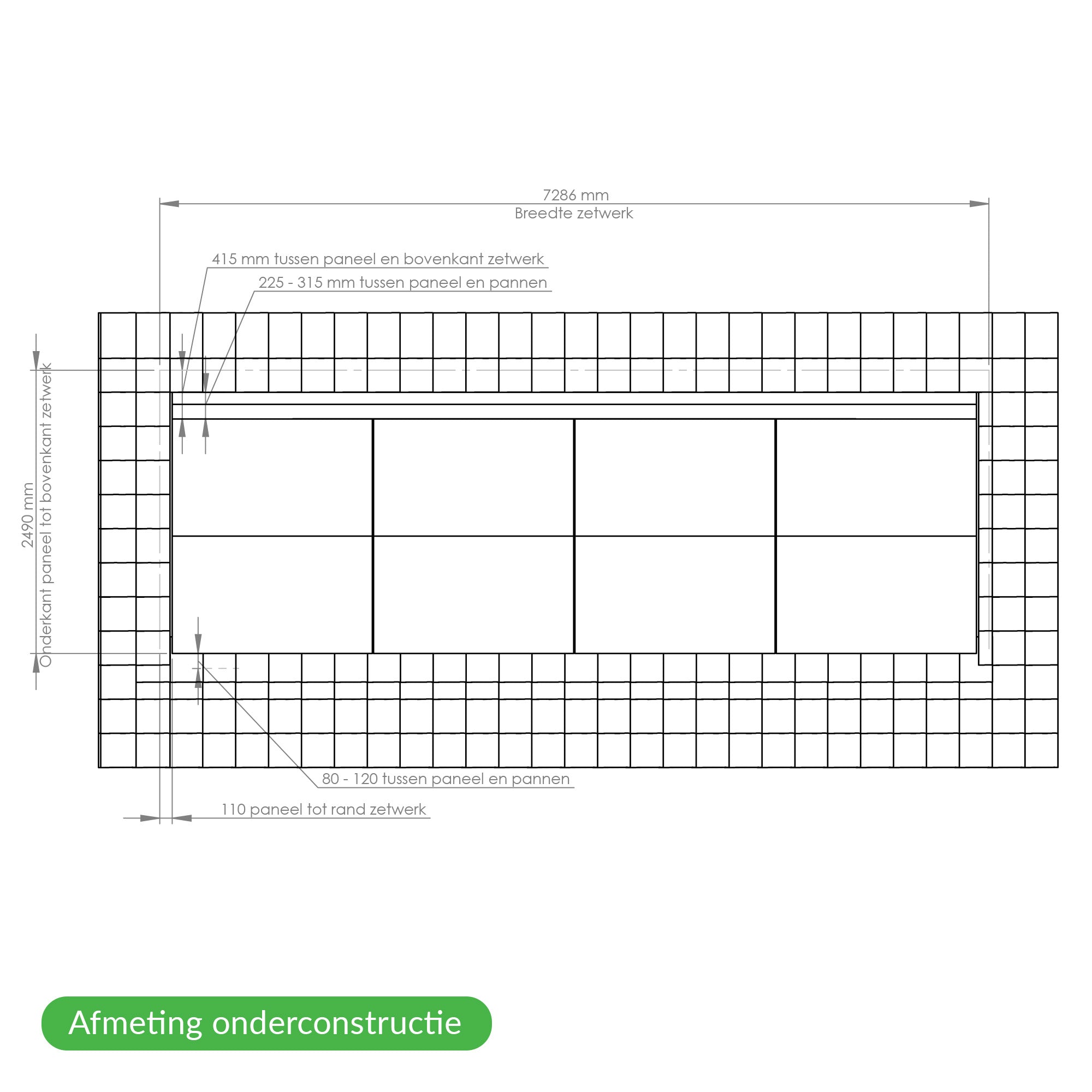 Navitect 370Wp Full Black - Landscape 4x2 pakket