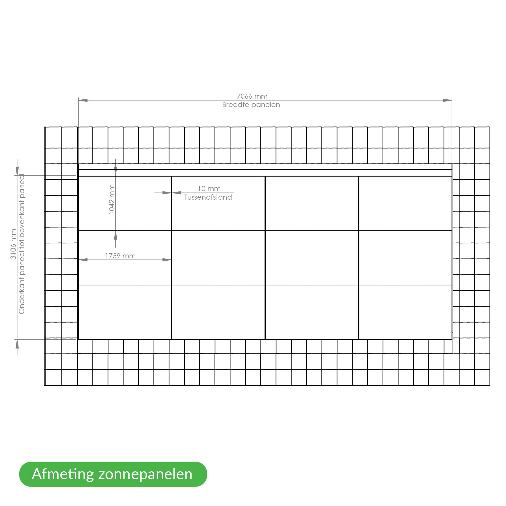 Navitect 370Wp Full Black - Landscape 4x3 pakket