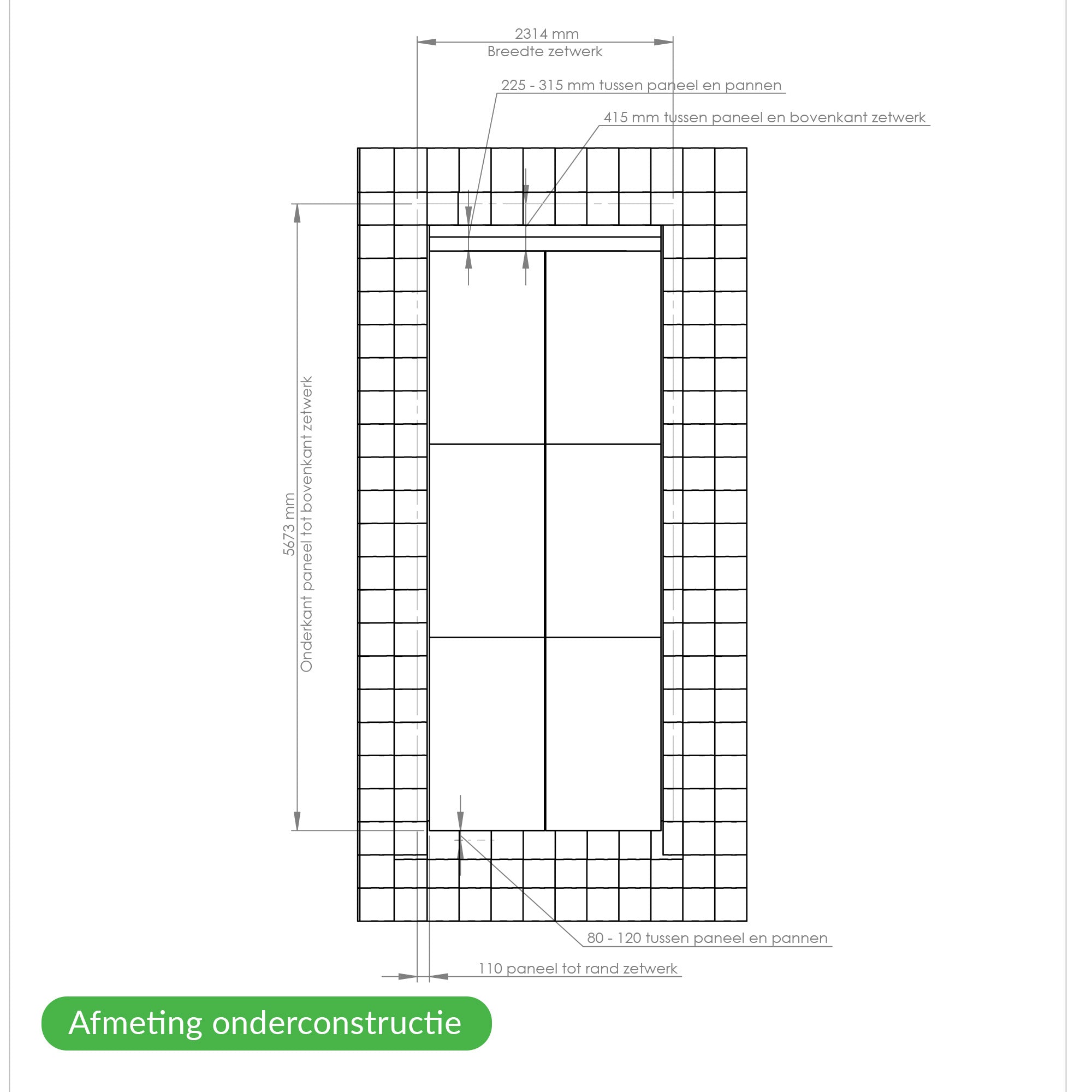 Navitect 370Wp Full Black - Portrait 2x3 pakket