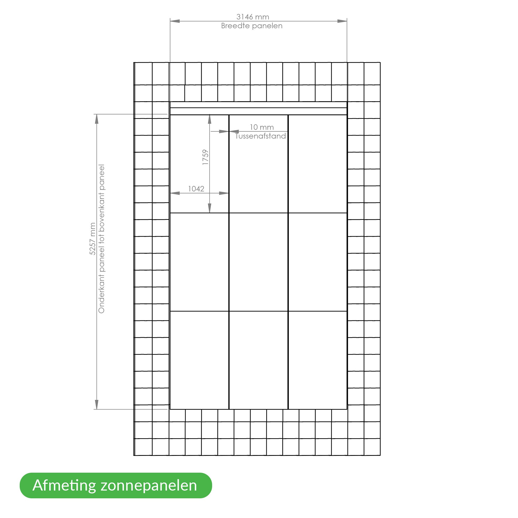 Navitect 370Wp Full Black - Portrait 3x3 pakket