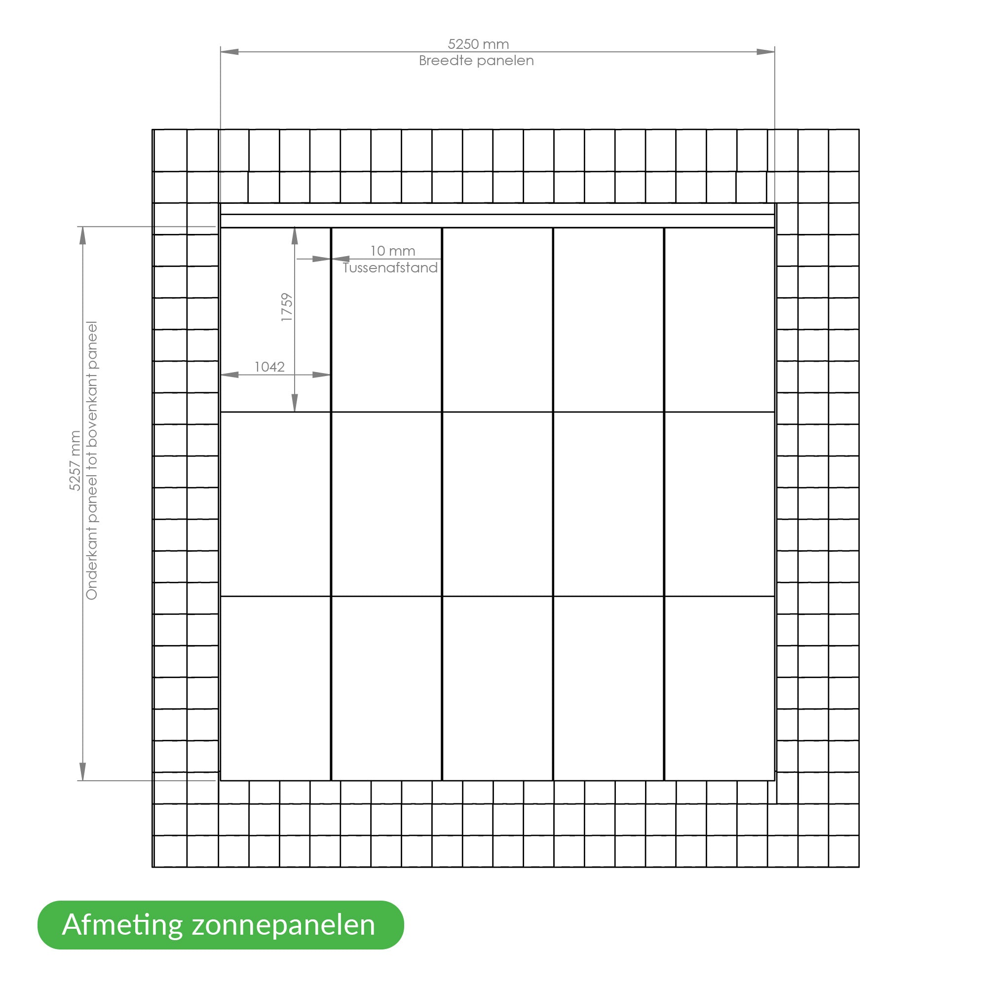 Navitect 370Wp Full Black - Portrait 5x3 pakket