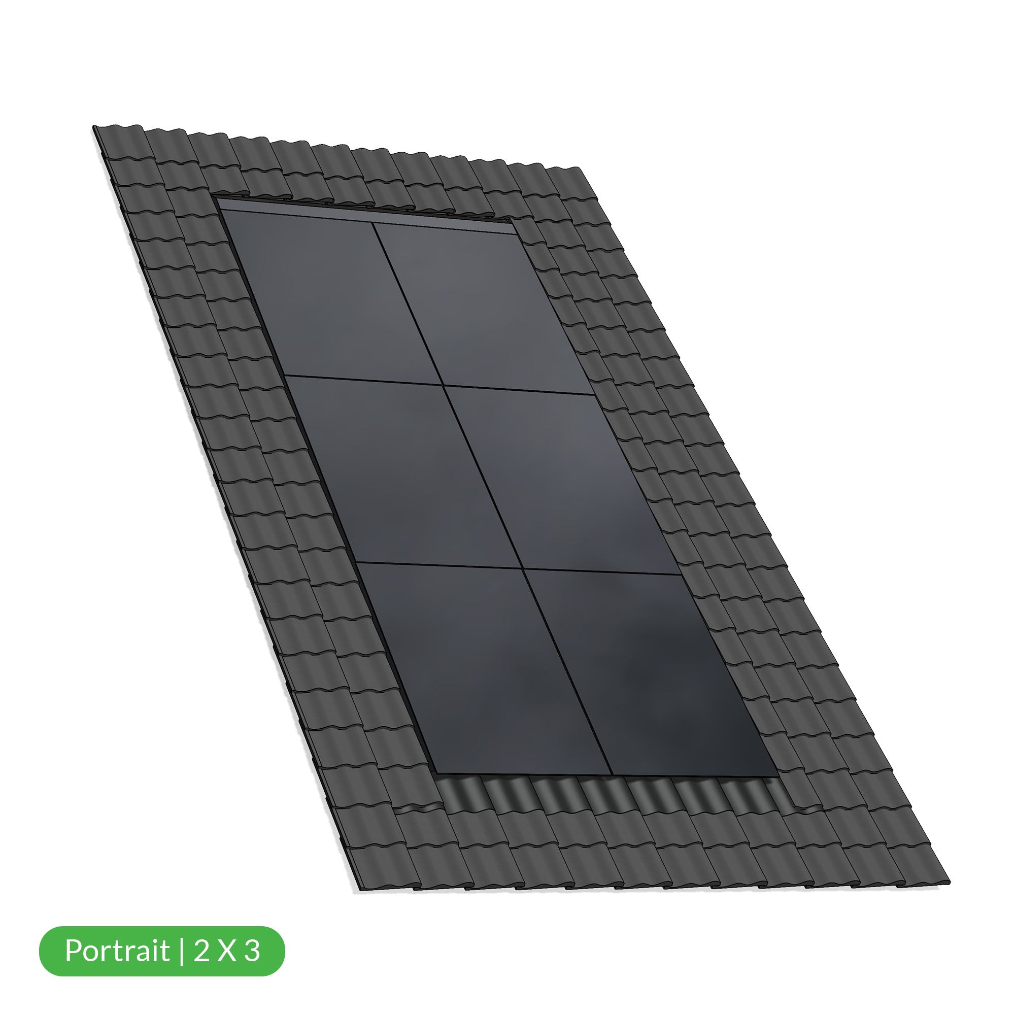 Navitect 370Wp Full Black - Portrait 2x3 pakket